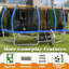 Trampoline carré 8X14FT pour enfants et adultes-113374062