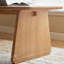 Solid wood oak dining table set-107393353