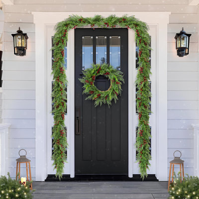 Lexianna 3-Piece Wreath and Garland Set