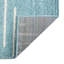 Tapis géométrique bleu clair en polypropylène tissé à la machine-519170423