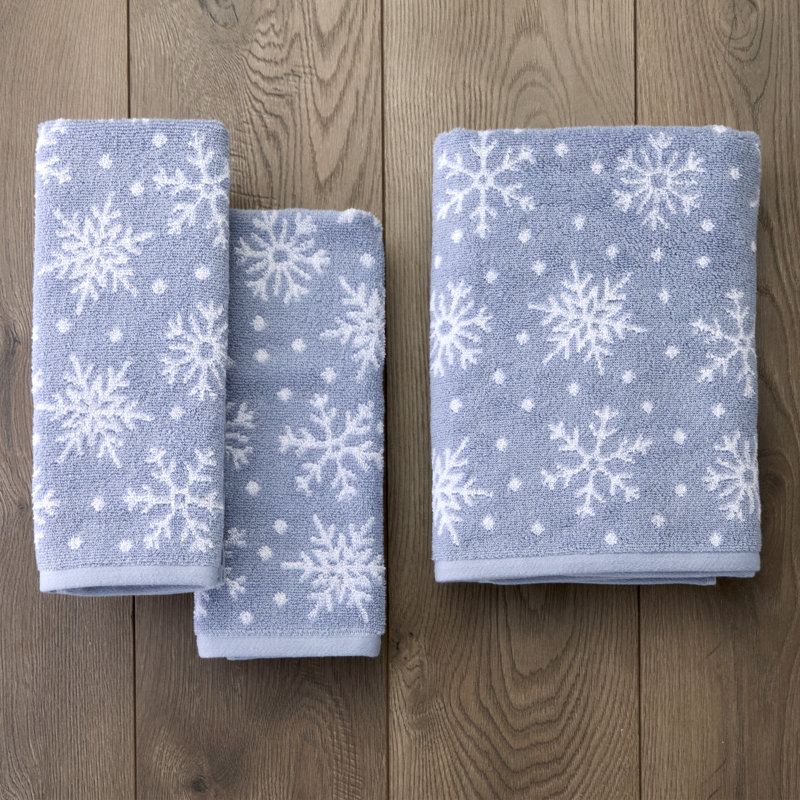 SCATTERED S/FLAKES JACQ BTH-BLUE