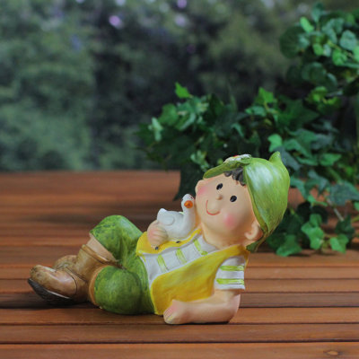 Figurine de jardin d'extérieur 7,5 po