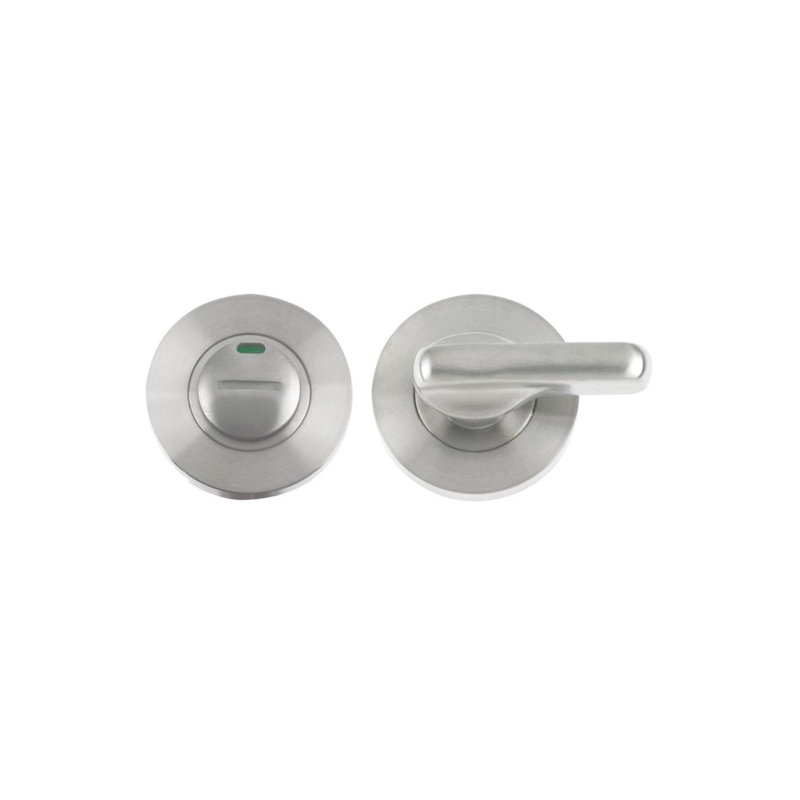 Turn and Release Escutcheons Door Accessory, Satin Stainless