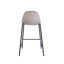 Tabouret de bar en velours Lazio avec pieds en fer-1985942203-1882502423