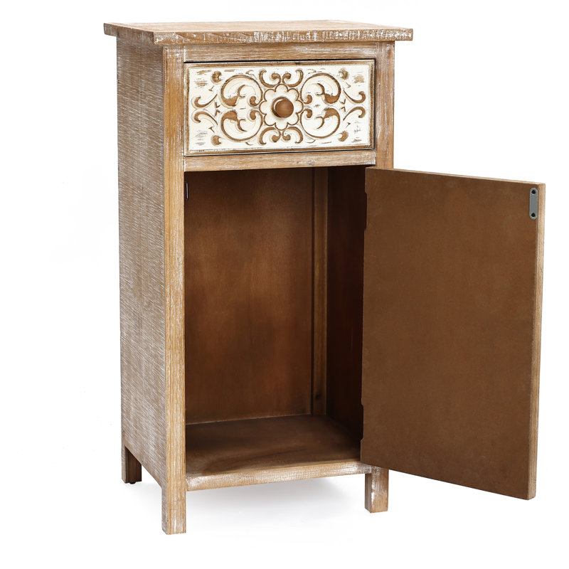 Malia Nightstand with Storage