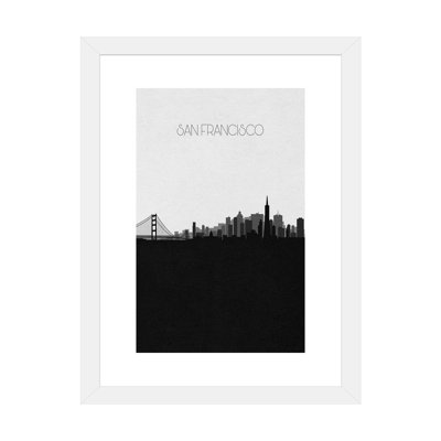 "San Francisco Skyline" par Ayse Deniz, impression