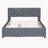 Kenn Linen Upholstered Bed with Trundle-1479921964-1479921962