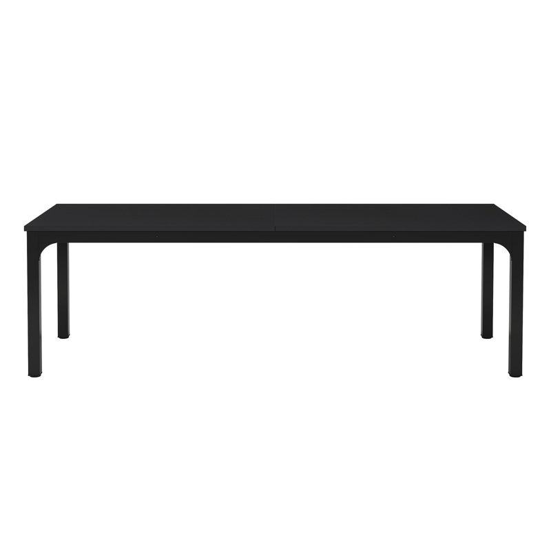 Grande table de salle à manger rectangulaire de 78 po pour 6 à 8 personnes avec mobilier de salle à manger moderne (table seulement)