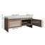Banc de rangement en PP avec coussin en rotin