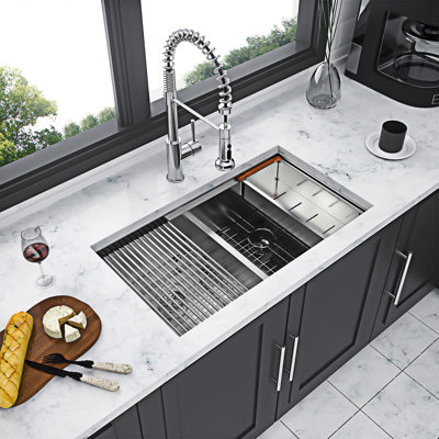Undermount Kitchen Sink Double Bowl