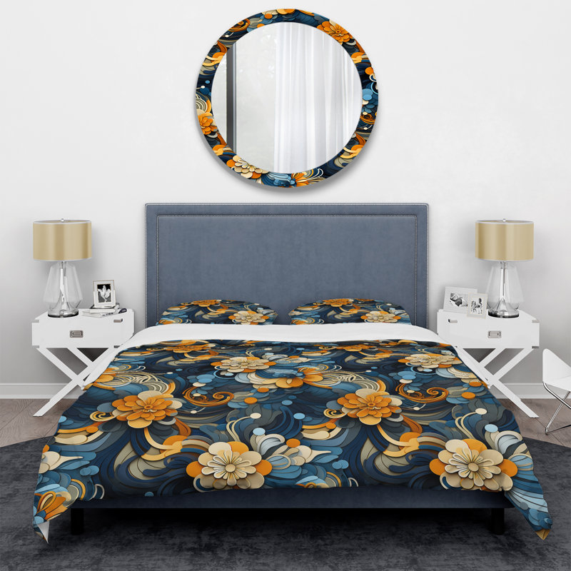 Ensemble de housse de couette Avy, Housse de couette simple + 1 taie décorative stan