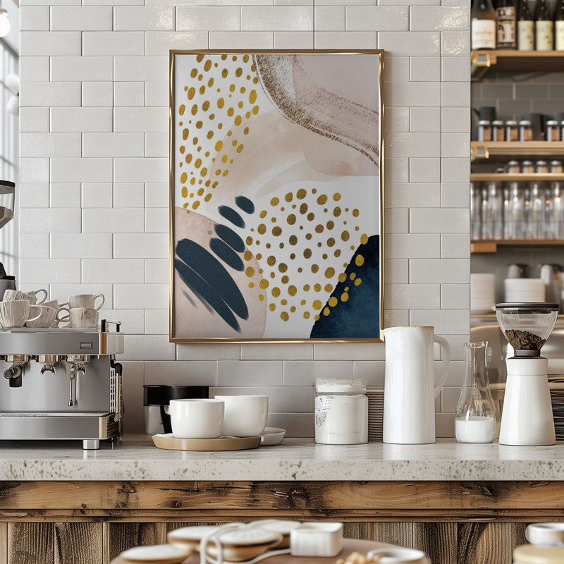 Smooth Abstract by Sally Ann Moss - Wrapped Canvas Print, 50.8cm H x 50.8cm W