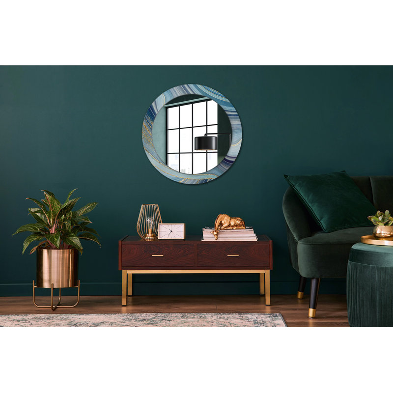 Huldar Glass Flat Wall Mirror