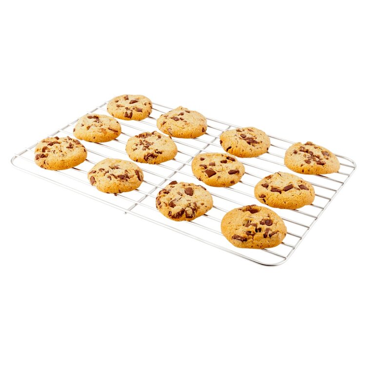 Met Lux Stainless Steel Footed Wire Cooling Rack - For Quarter Size Sheet  Pan - 8 1/2