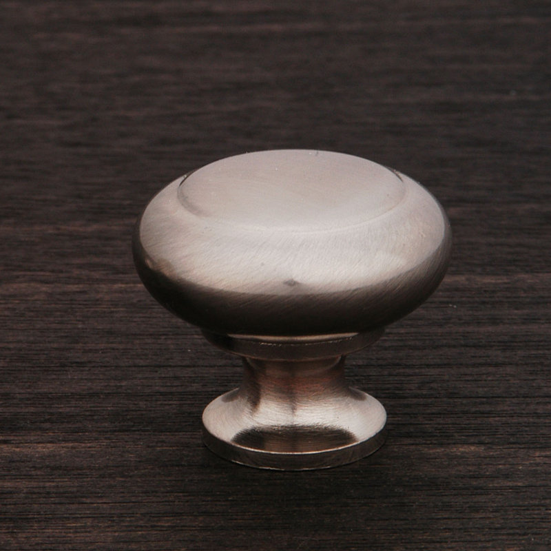 CK Series 1 1/4" Diameter Mushroom Knob, Satin Nickel (Pewter)