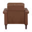 Fauteuil capitonné traditionnel avec garniture cloutée et siège à ressorts ensachés-1895825969