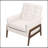 Lipsey Mid-Century Modern Tufted Accent Armchair-1520019719