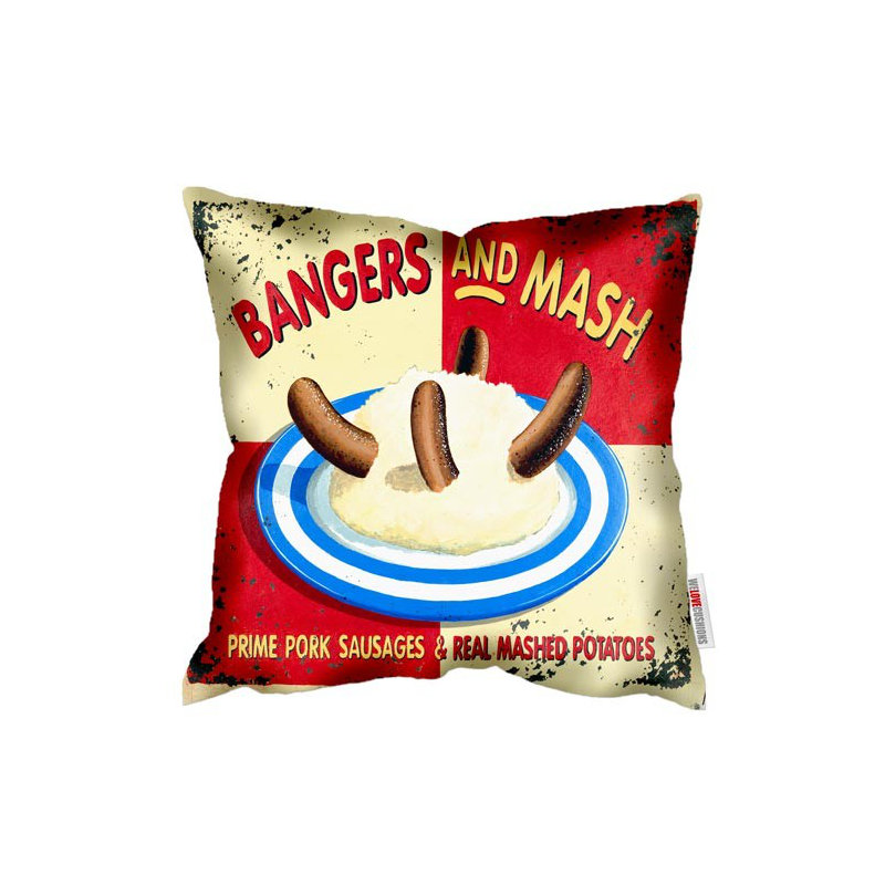 Bangers and Mash - Martin Wiscombe Cushion