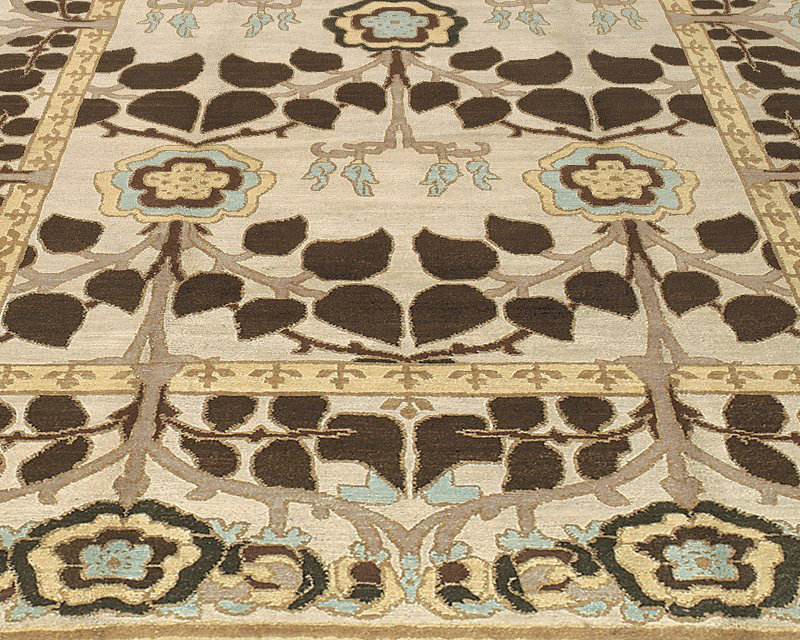 Inverness Wool Oriental Area Rug in Beige/Brown, Rectangle 12' x 16'