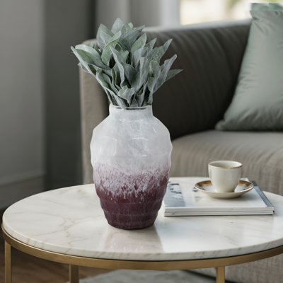 Vase en verre Vaisselle décorative moderne Décoration décorative contemporaine Vase en verre Vase en verre élégant et polyvalent pour espaces intérieurs élégants