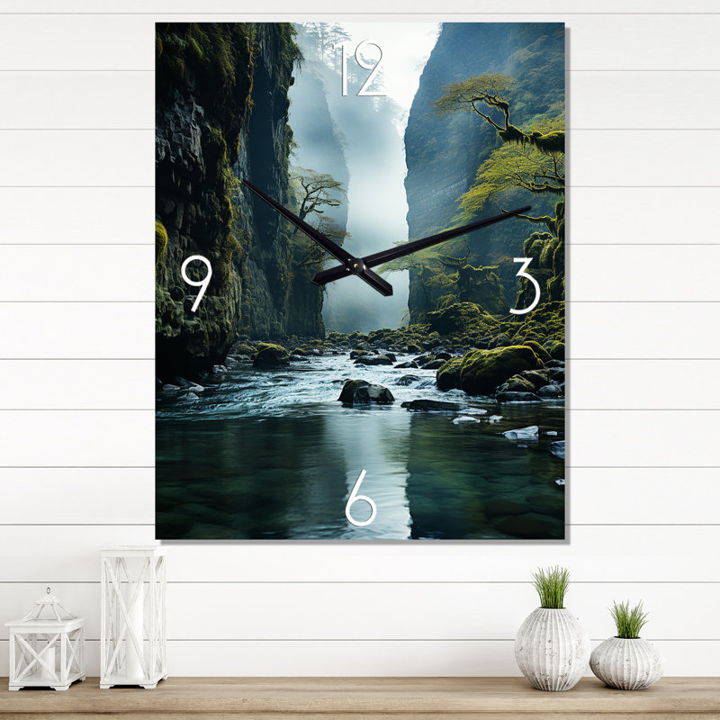 Horloge murale - États-Unis, Columbia River Canyon Gorge, Petit