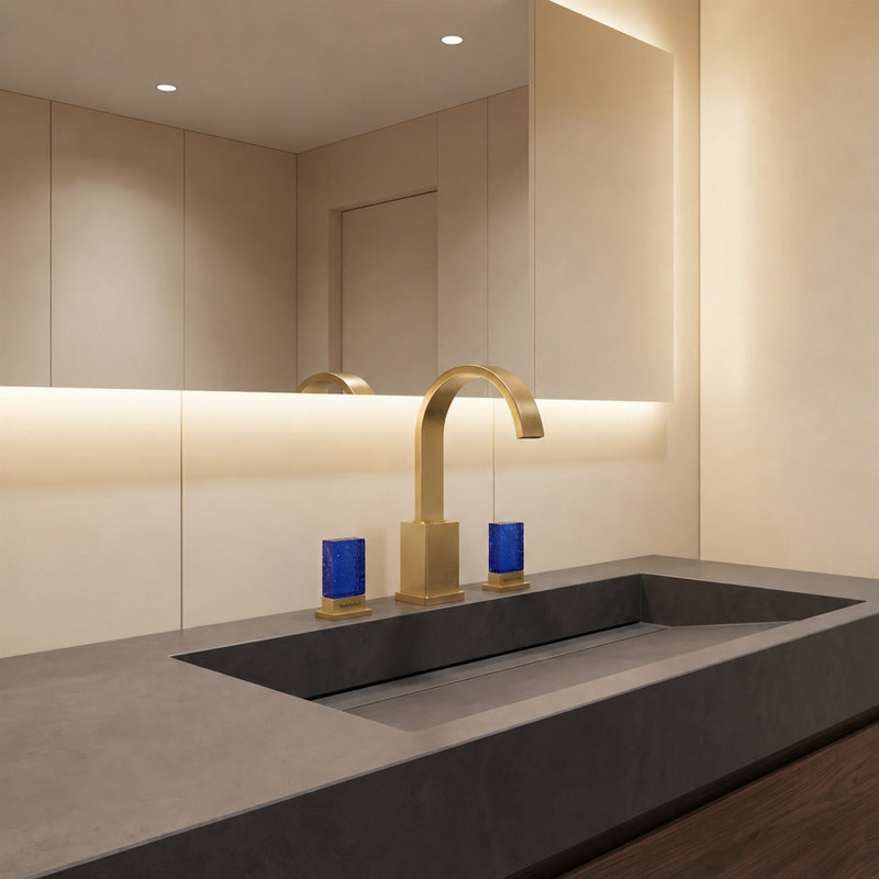 BathSelect Opal  Collection – Brushed Gold