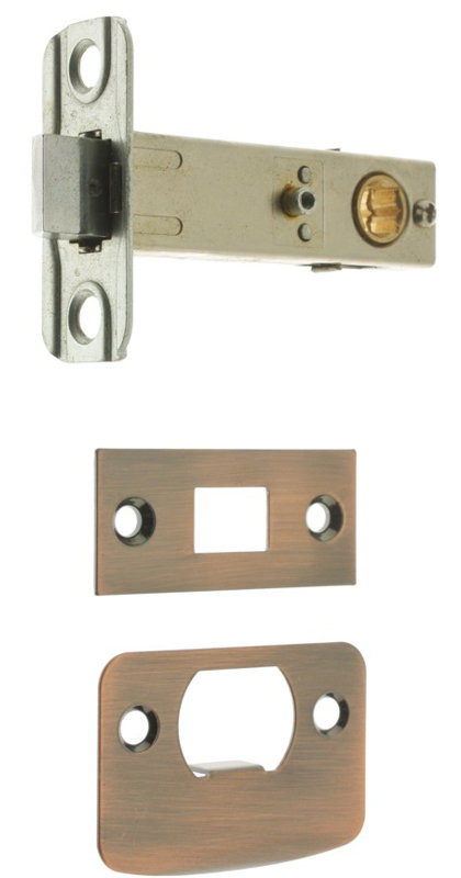 2-3/8" Backset, Antique Copper