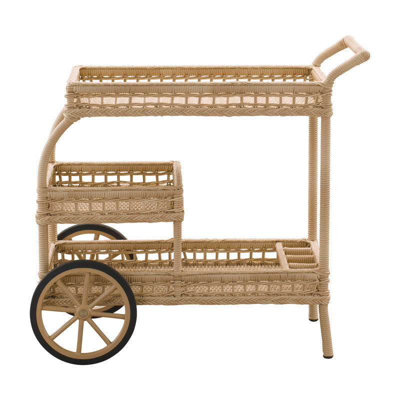Chariot d'extérieur James - Antique, Naturel