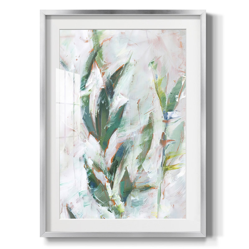 Blushing Abstract II -Gallery Wrapped Canvas, Silver, 28.5'' H x 20.5'' W