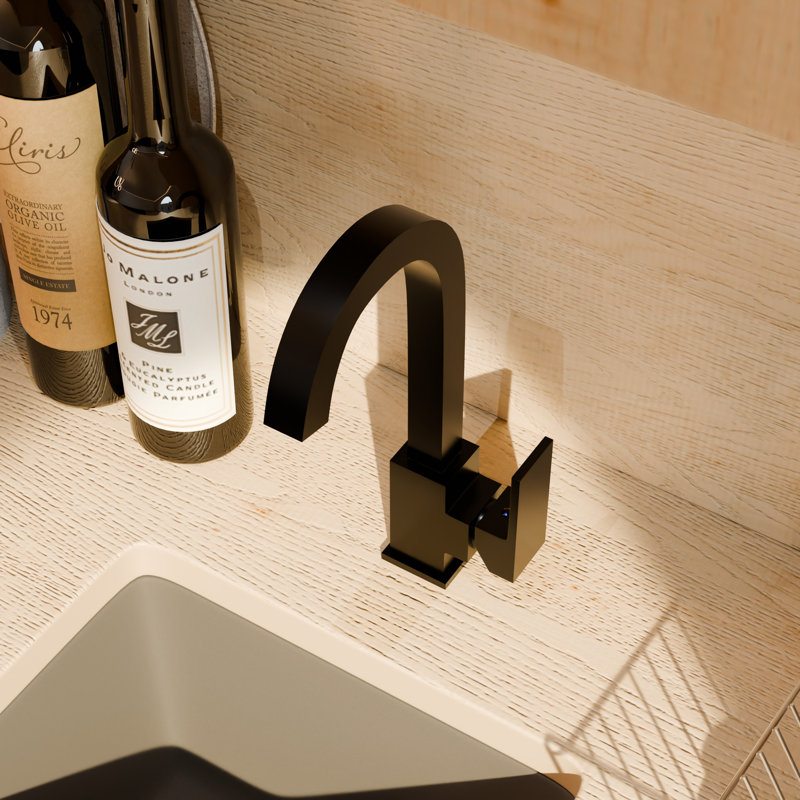 Novatto Reid Bar Faucet, Matte Black