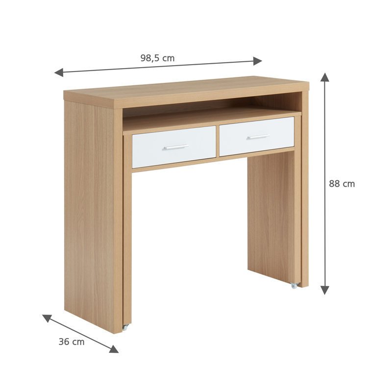 Jhamarion 98.5Cm W Rectangular Writing Desk
