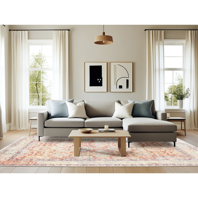 Elissa Oriental Indoor Rug, Rectangle 6' x 9'