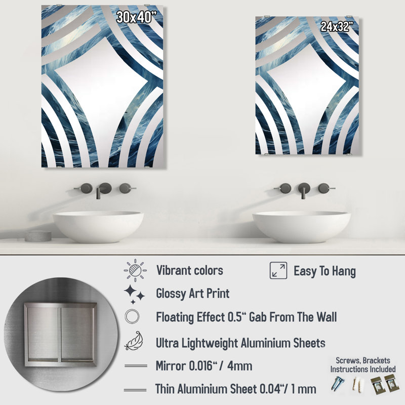 Miroir Eisenberg, 40 po x 30 po