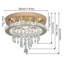1 - Light LED Chandelier