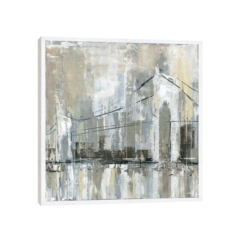 Midtown Bridge I by Carol Robinson - Print on Canvas, 66.04 cm H x 66.04 cm W, White Framed Canvas