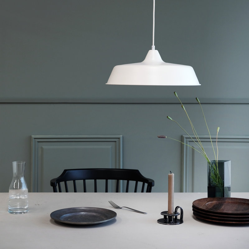 1 - Light Dome Pendant, White