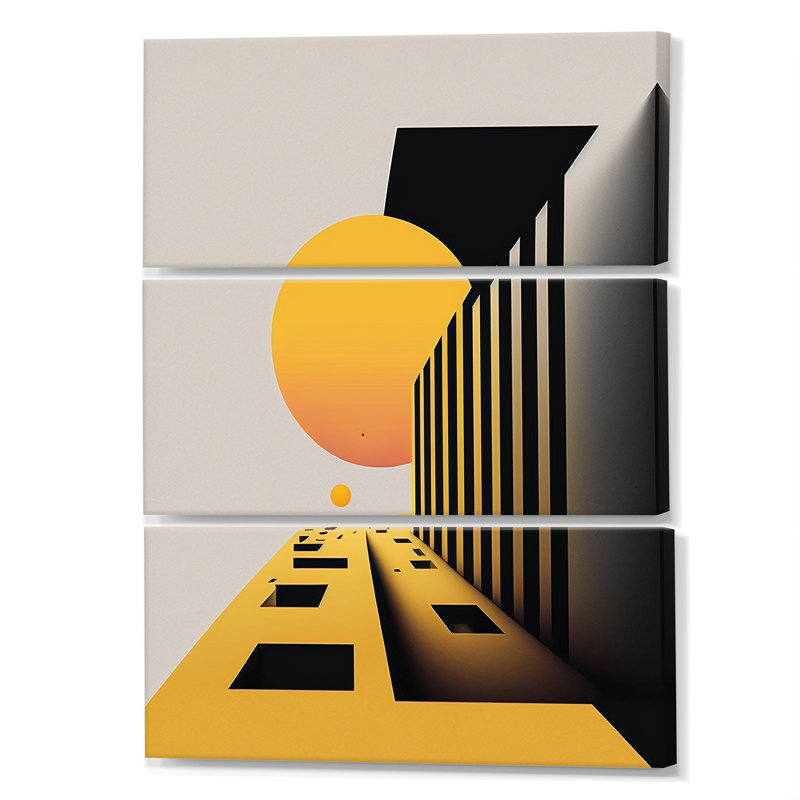 Monka «Reality Of Essential Shapes VII», 3 pièces, H 36 po x l 28 po x P 1 po