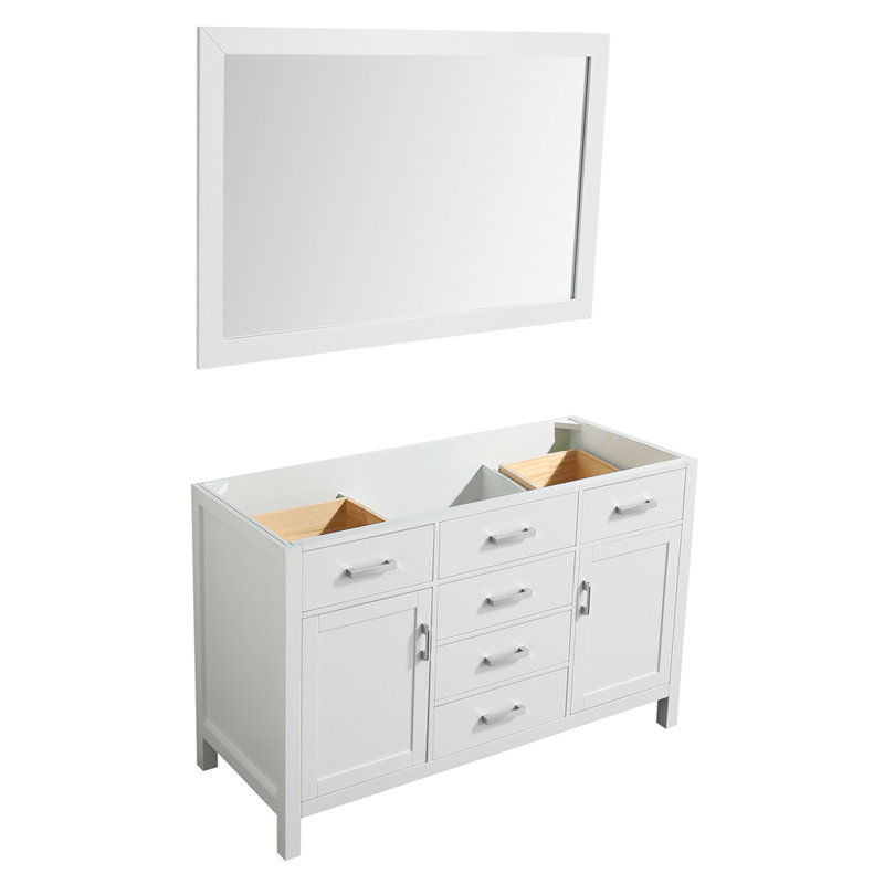 Petrel 54'' Single Bathroom Vanity Base Only, White