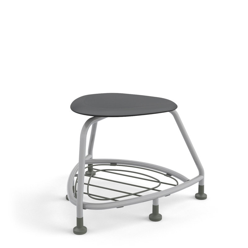 Chaise 360, support à livres, glissières, Noir, noir, noir, noir