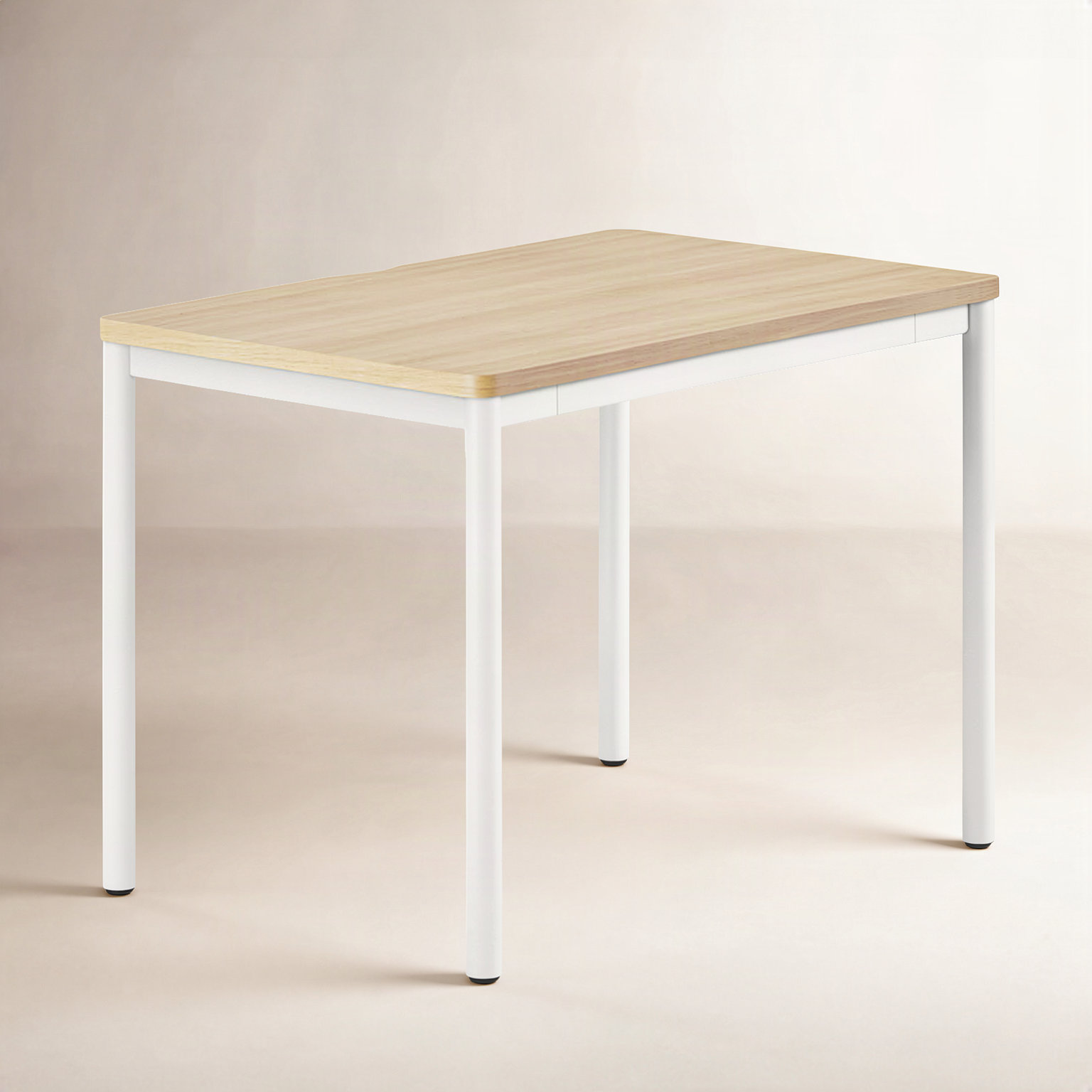 Writing Desk, 28.5" H x 36" W x 24" D, White, Woodgrain