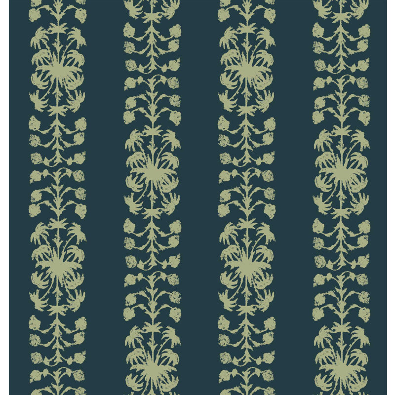 Palmberry Performance Faux leather Fabric, Haze