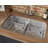 Ruvati 32-inch Low-Divide 50/50 Double Bowl Undermount 16 Gauge Stainless Steel Kitchen Sink