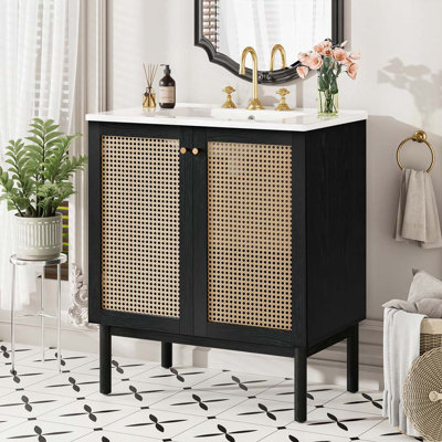 Bathroom Vanity with Ceramic Sink