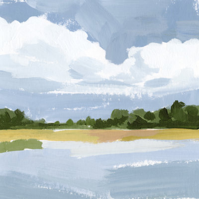 " Lakeside Study II " Painting Print