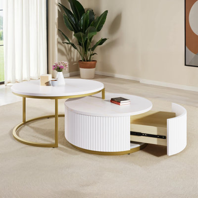 Ensemble de tables basses gigognes Modernes