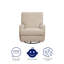 Gutshall Swivel Reclining Glider-1263410377