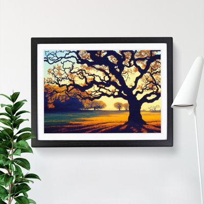 Otherworldly Oak Tree - Framed Print