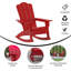 Chaise berçante en plastique Collis