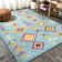 Bostwick Tribal Love Geometric Light Blue/Multi Rug