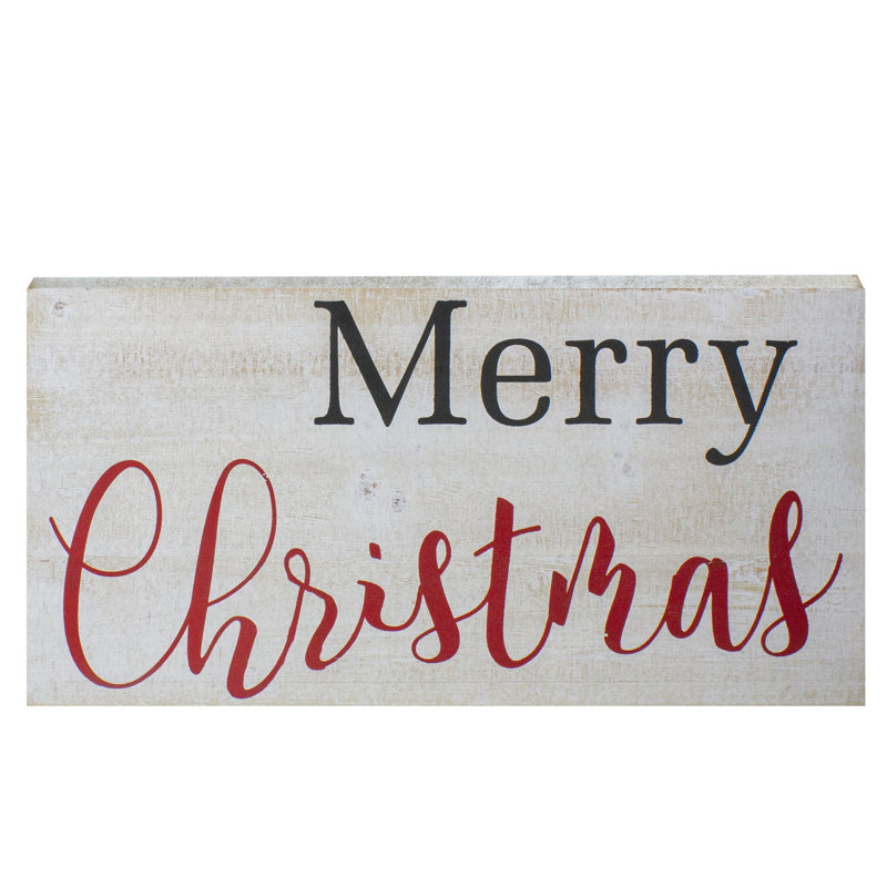 Panneau mural 24 po Merry Christmas